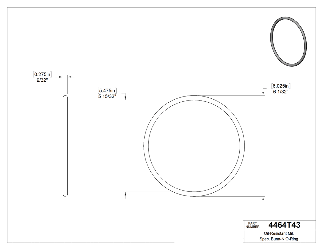 Technical drawing - 4464T43